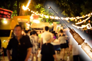 Nadelstich? Junge Frau bei Bürgerfest verletzt