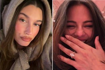 Hailey Bieber reacts to Selena Gomez's engagement news after squashing feud