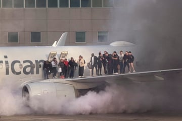 American Airlines catches fire in shocking incident caught on video