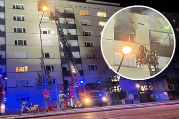 Dresden: Feuer im Hochhaus bei Carolabrücke: Bewohnerin verletzt