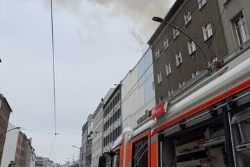 Berlin: Sauna brennt auf Hausdach in Mitte: Feuerwehr mit 50 Kräften im Einsatz
