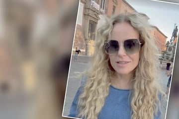 Seltenes Foto von Katja Burkard: Hier zeigt sie sich mit Tochter und Ehemann in der Öffentlichkeit