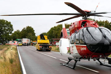 Mann stirbt bei Kreuzungs-Crash mit zwei Lkws im Landkreis Anhalt-Bitterfeld