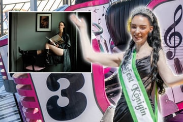 Sie stand bereits für Fotos vor der Kamera: Zwickauer Volksfest hat jetzt eine Königin