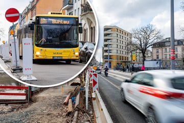 Fast zwei Jahre Sanierung der Bautzner Straße: Wann enden die Bauarbeiten?