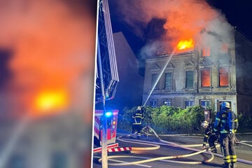 Nächtlicher Feuerwehreinsatz: Leeres Wohnhaus gerät in Vollbrand