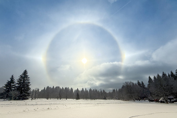 Seltenes Wetter-Phänomen im Erzgebirge