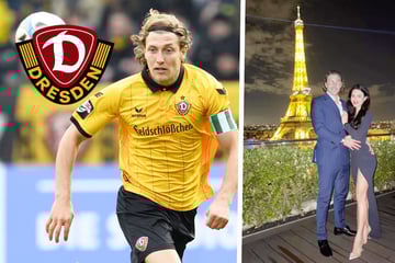 Soooo romantisch! Dynamos Aufstiegsheld verlobt sich vorm Eiffelturm