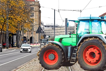 Dresden: Polizei geht kurioser Anzeige nach: Traktor mit Tempo 88 durch Dresden gerast?