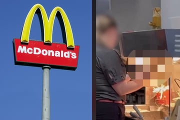 McDonald's-Kundin fällt die Kinnlade runter, als sie sieht, was Angestellte da an der Pommes-Theke treibt