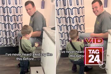 Viral Video of the Day for April 14, 2026: Dad's poop prank leaves son in tears – but his cry steals the show