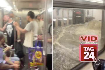 Viral Video of the Day for July 16, 2025: Massive flood turns NYC subway into a waterpark!