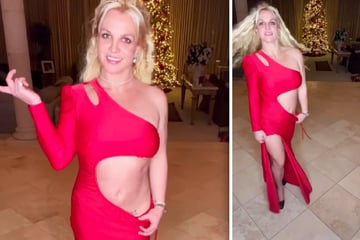 Britney Spears: November übersprungen? Britney Spears rekelt sich vor Weihnachtsbaum