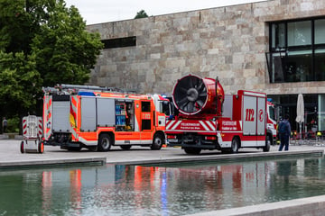 Frankfurt: Feuer-Alarm im schicken Goethe-Uni-Neubau: Mehrere Dutzend Feuerwehrleute im Einsatz