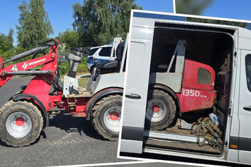 Fahrer gibt sich ahnungslos: Polizei entdeckt geklauten Muldenkipper in Transporter