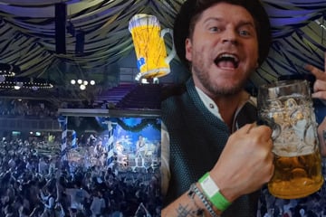 Johannes Oerding performt spontan bei Wiesn-Abschluss: "Hoffe, Mark Forster verzeiht mir"