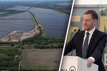 Leipzig: Kretschmer in neuem XXL-Solarpark: "Nicht auf Teufel komm raus CO2 einsparen"