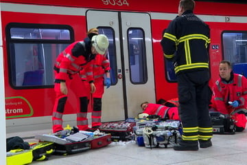 Halloween-Party endet im Gleisbett: Mann wird von S-Bahn erfasst