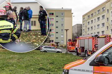 Plauen: Kellerbrand in Wohnblock, Bewohner evakuiert