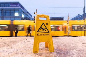 Vorsicht in Dresden: Gefährliche Glätte soll bis Mittwoch andauern