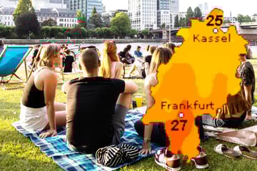 Sommer-Wetter in Frankfurt und Hessen, doch Schauer und Gewitter nahen