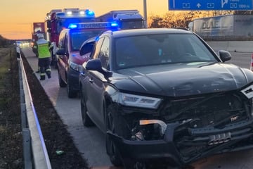 Unfall A9: Reifenteile auf A9! Unfall bei Leipzig sorgt für Gefahr