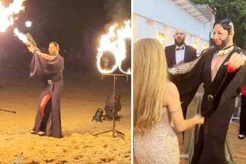 harald glööckler: Geburtstagsparty "pompöös": Glööckler feiert 60. mit Boot und Flammenwerfer