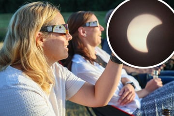 Leipzig: Sonnenfinsternis in Leipzig: Himmels-Spektakel lockt Messestadt-Bewohner nach draußen