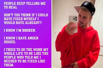 Justin Bieber says he's "broken" in emotional post: "I tried to do the work"
