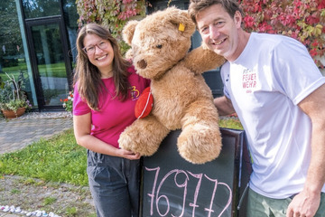 Leipzig: Nach 24-Stunden-Marsch: So viele Spenden sammelte Jörg Färber für Leipziger Kinderhospiz