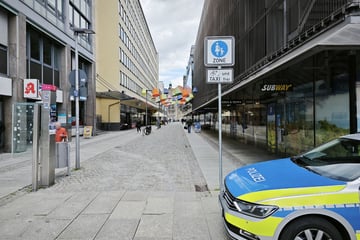 Chemnitz: Frau rastet in Chemnitzer City aus: Passanten belästigt, Lokal-Mitarbeiter verletzt