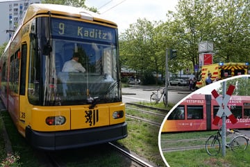 Schlimmer Unfall in Prohlis: Straßenbahn erfasst Frau und verletzt sie schwer