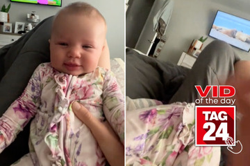 Viral Video of the Day for May 16, 2024: Baby sneeze goes absolutely haywire: "Are you okay?"