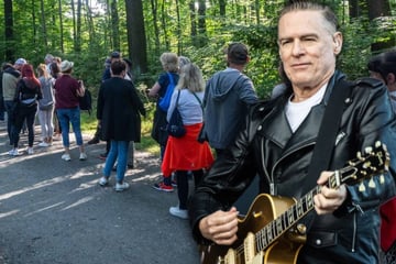 Chemnitz: Warten auf den Superstar: Riesen-Ansturm beim Bryan-Adams-Konzert in Chemnitz