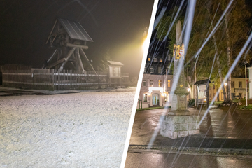 Es hat geschneit in Sachsen: Kaltfront bringt Winter zurück