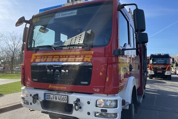 Dresden: Brand in Großzschachwitz: Feuerwehr findet toten Mann