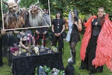 Leipzig: Schaurig schön: Leipziger Park verwandelt sich in Gotik-Paradies