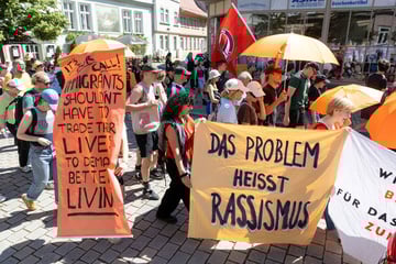 200 Menschen dabei: Protest gegen Abschiebehaft für Flüchtlinge in Thüringen