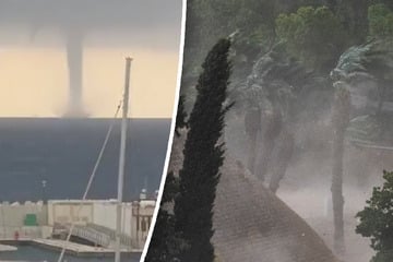 Sturm-Chaos auf beliebter Urlaubsinsel: Ein Toter, Wasserhose gesichtet