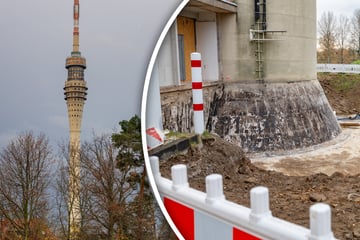 Dresden: Das gab's noch nie! Darum ist der Fernsehturm untenrum nackt