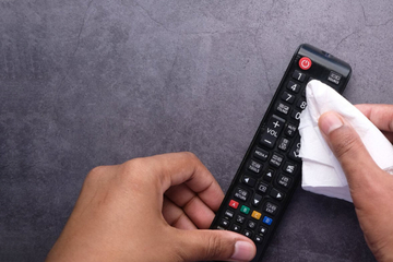 How to clean a remote control: correct battery corrosion and remove debris