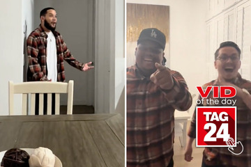 Viral Video of the Day for November 28, 2023: Wives drop epic flannel prank on husbands!