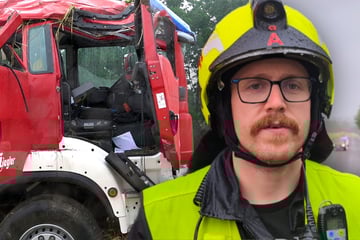 Feuerwehrauto in Sachsen verunglückt: Jetzt spricht der Einsatzleiter