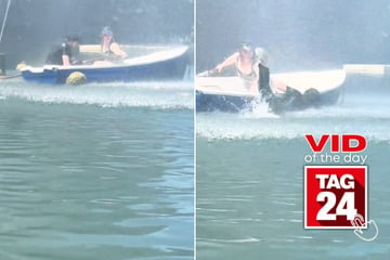 Viral Video of the Day for July 3, 2024: Couple's romantic boat ride ends up a complete fail!