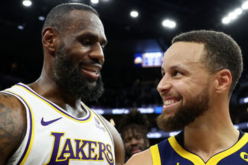 LeBron James and Stephen Curry "excited" to team up on superstar Olympics roster