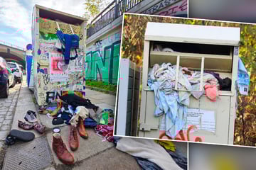 Dresden: Altkleider-Container werden zu wilden Müllkippen