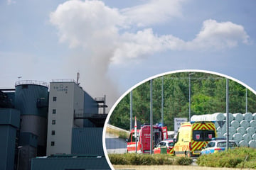 Großeinsatz in Sachsen beendet: Feuer in Abfallbunker nach zwei Tagen gelöscht