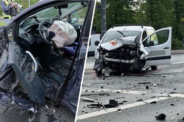Trümmerfeld am Kaufpark! Drogen-Raser (22) baut schweren Unfall nach Verfolgungsjagd