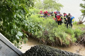 München: Frau treibt bewusstlos in Isar: Passanten handeln schnell