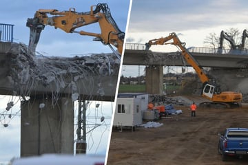 Marode B101-Brücke: Abriss hat begonnen!